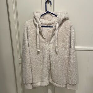 Lou & Grey half zip hooded jacket